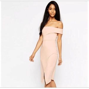 Bandage Dress shiny pink women’s S